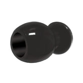 Icon Brands The 9s Port Hole Hollow Butt Plug Black Butt Plugs